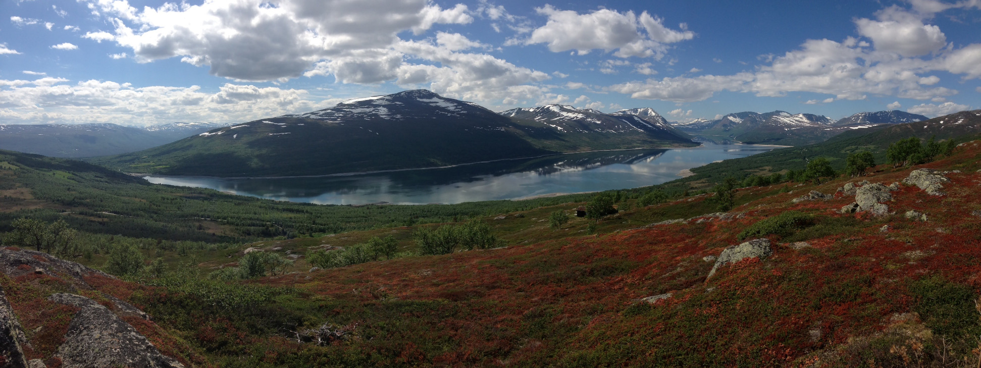 Panorama of Gjevilvatnet